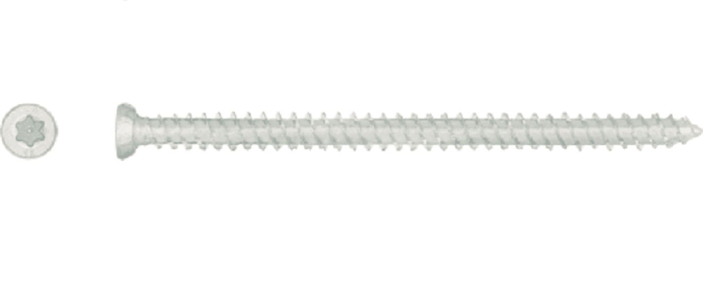 Rawlplug Frame Screw 7.5mm x 182mm Torx Head Pack of 5