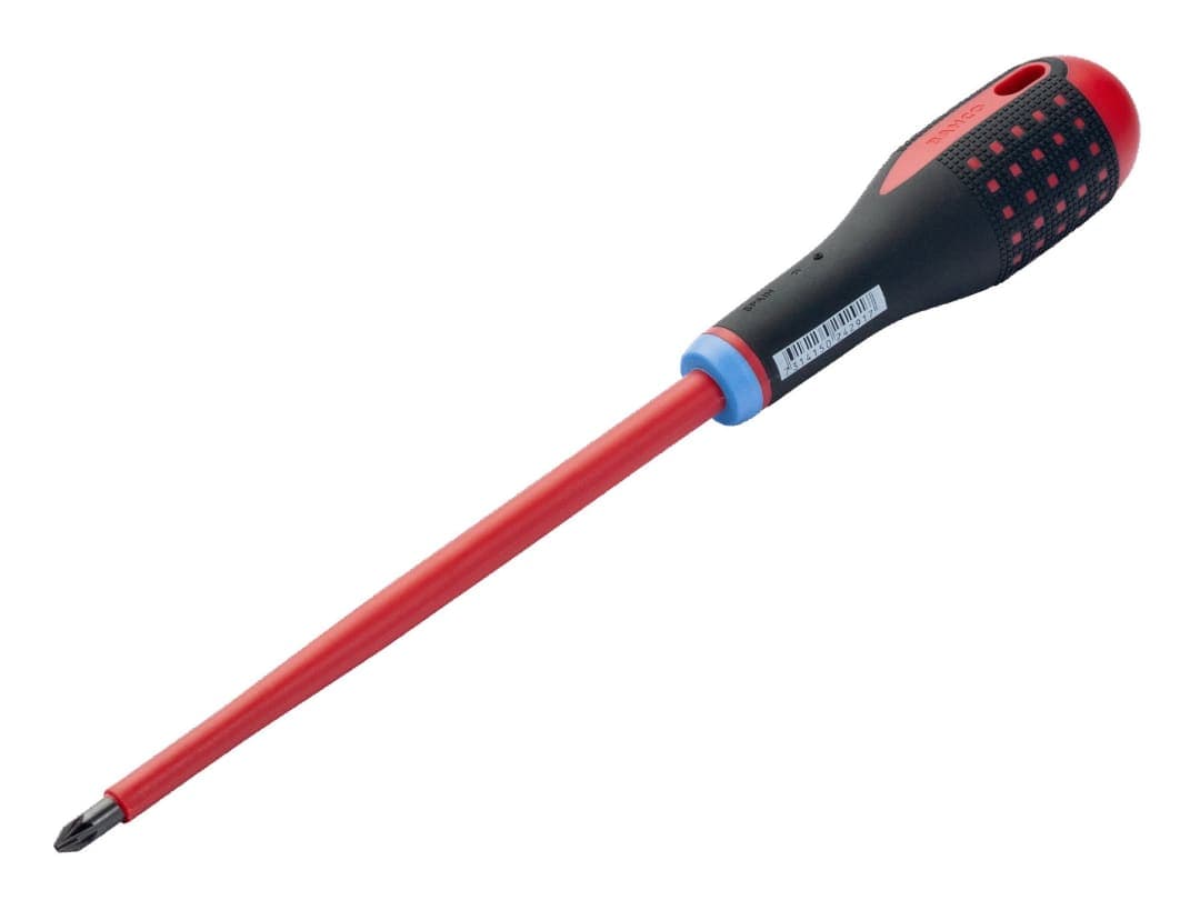 Bahco ERGO™ VDE Insulated Pozi Screwdriver PZ2 x 100mm BE-8821S