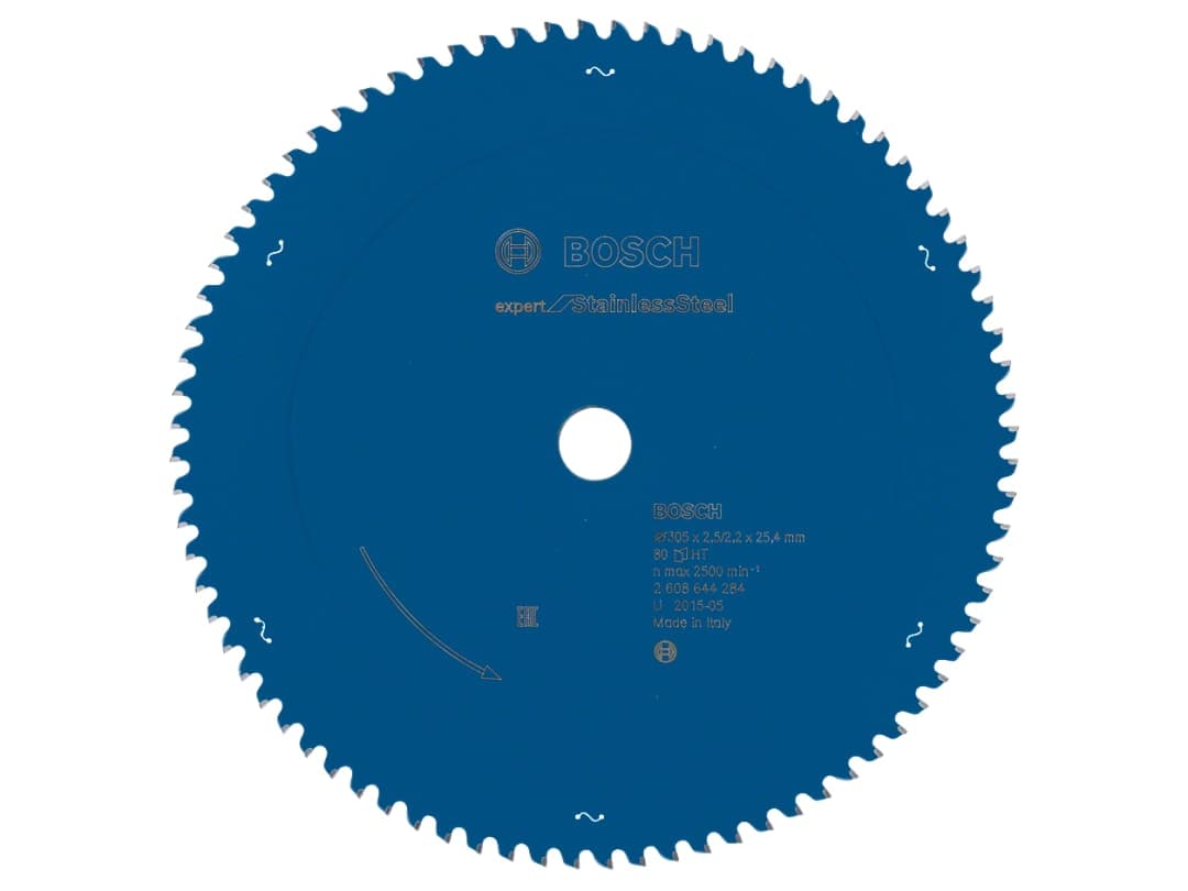 Bosch Powertool Accessories Expert for Stainless Steel Circular Saw Blade 305 x 25.4mm x 80T 2608644284