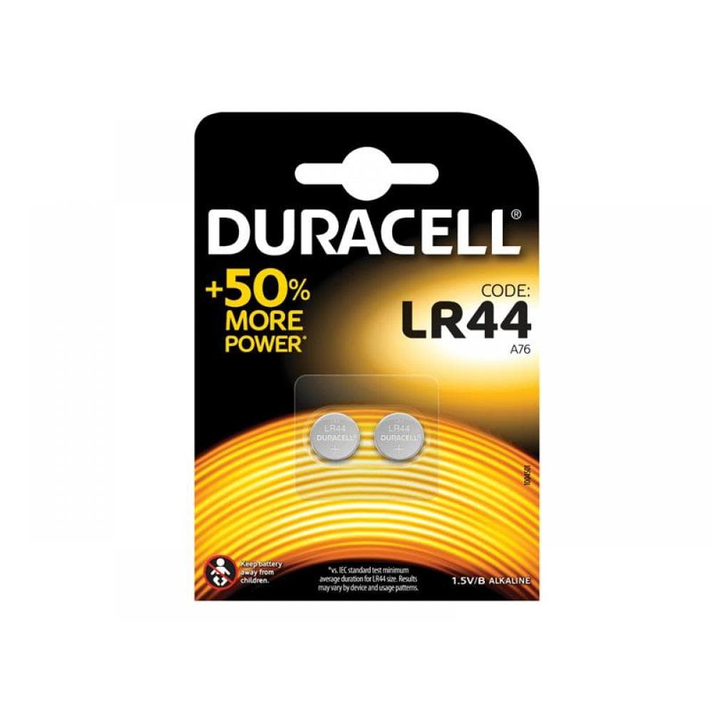 Duracell S3284 Lr44 A76 Button Battery (Pack 2)