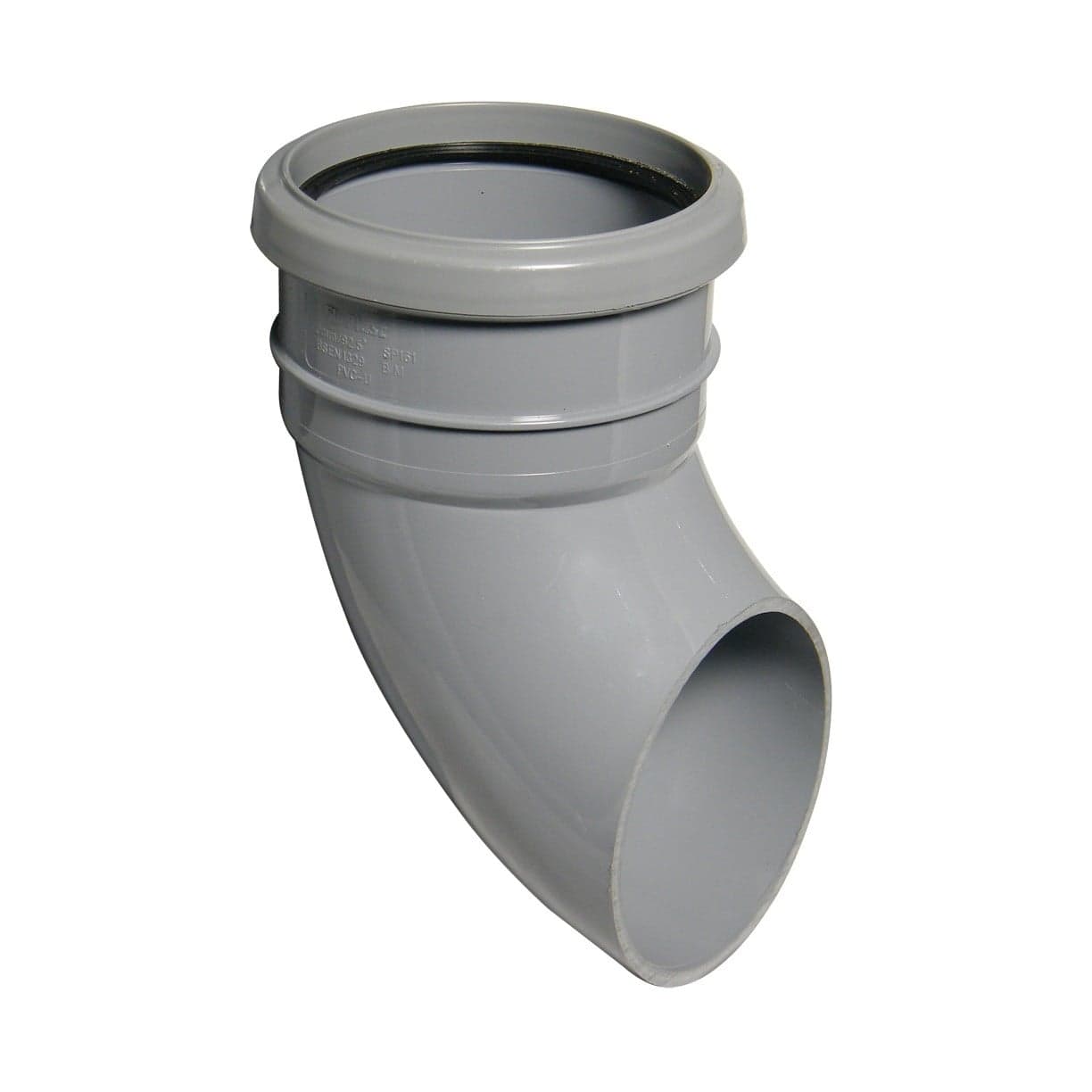 Floplast 110Mm Grey 92.5* Bend-S&S SP161G