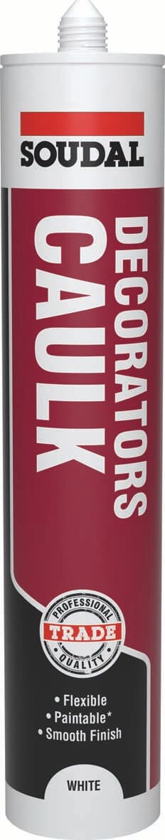 Soudal Decorators Caulk White 380Ml 121639