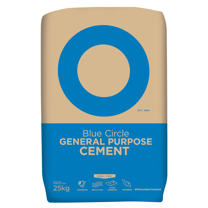 Blue Circle Grey General Purpose Cement in Paper Bag, 25kg