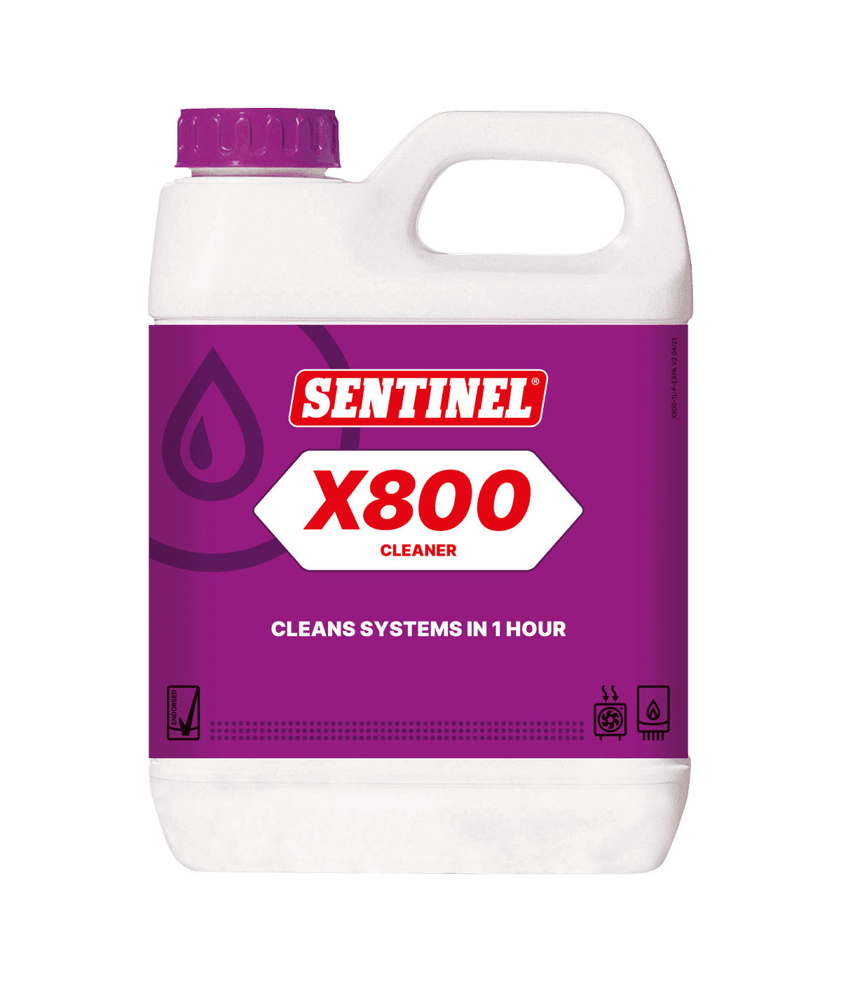 Sentinel X800 Brown Jetflo Heavy Duty Cleaner, 1L