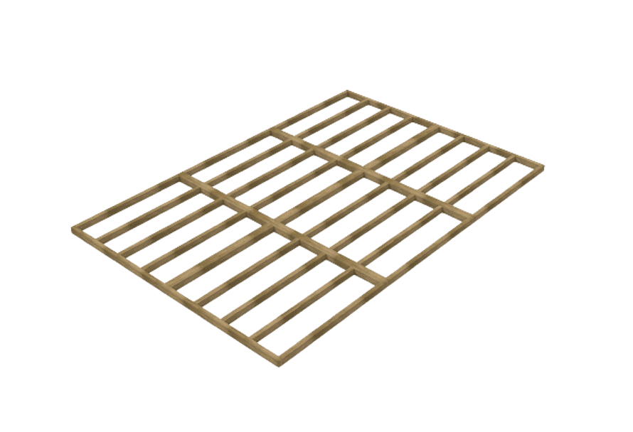 Shed Base 15ft x 10ft Installed