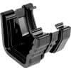 FloPlast Square to Ogee Left Hand Gutter Adaptor - Brown