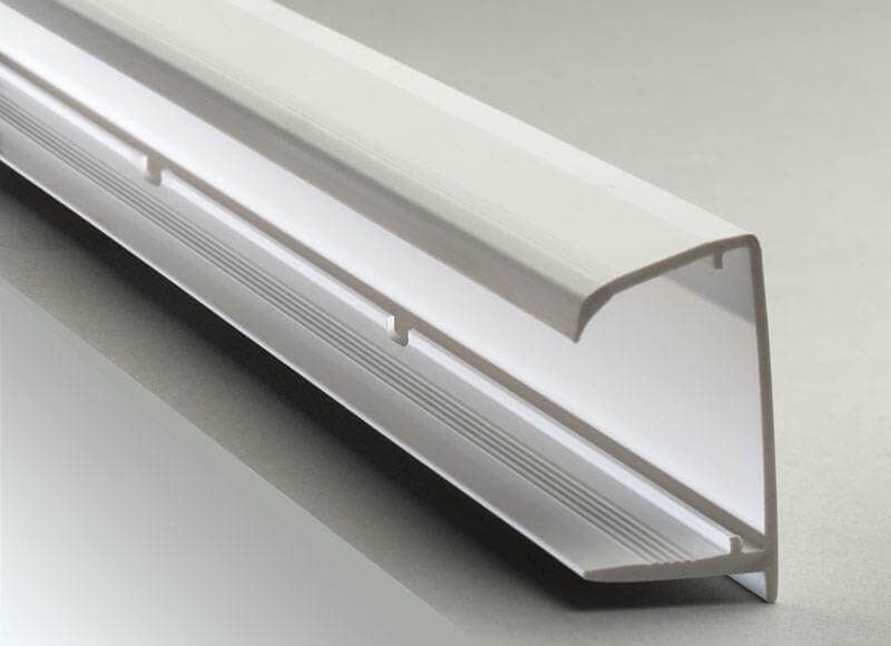 PolyX PVC Sheet End Closure - 35mm x 2.1mtr White