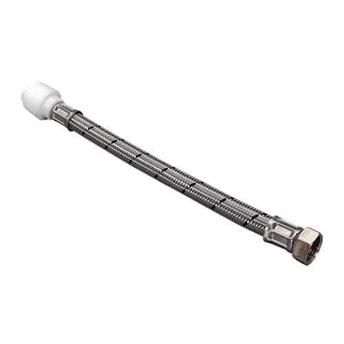 FloPlast Flofit+ Push Fit Flexi Hose with Tap Connector - 15mm x 3/4" x 300mm