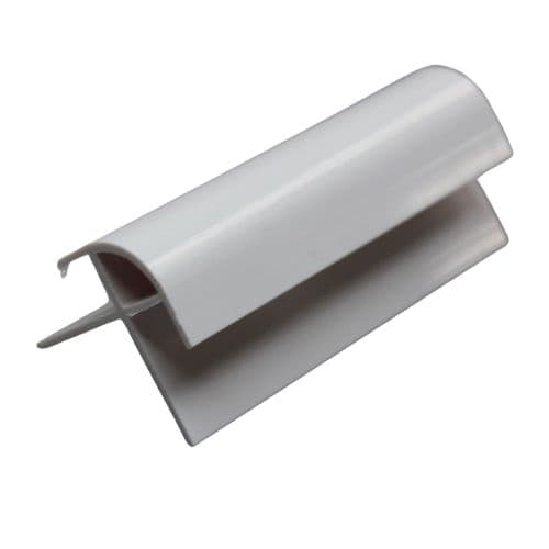 PBSL Group Internal Wall Panel External Corner Trim - 2400mm White - For 10mm Bathroom/ Kitchen/ Ceiling Panels