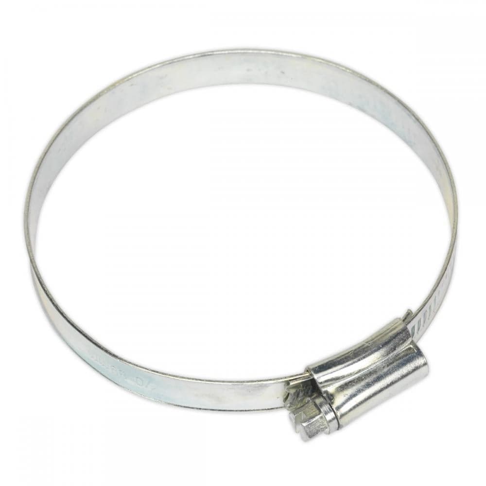 Sealey SHC4 Hose Clip Zinc Plated Ø70-89Mm Pack Of 10