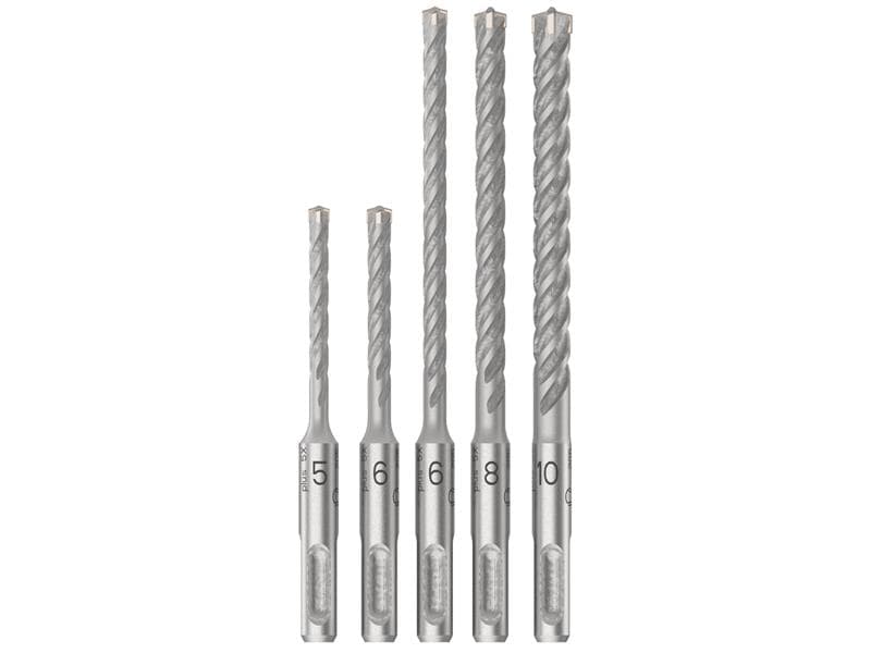 Bosch Powertool Accessories 2608833910 Pro Sds Plus-5X Hammer Drill Bit Set 5 Piece