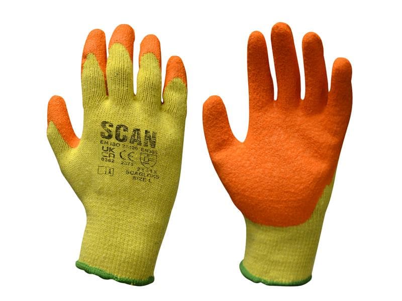 Scan Knitshell Latex Palm Gloves - Xxl (Size 11)