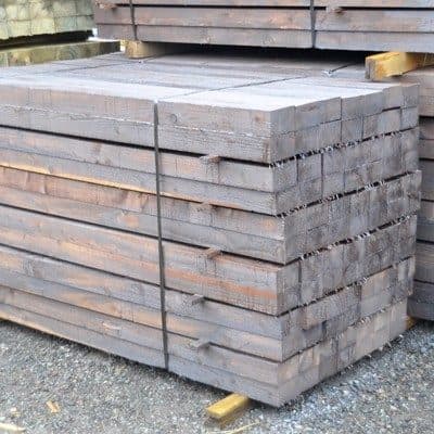 UK 150mm x 75mm Creosoted Square Post