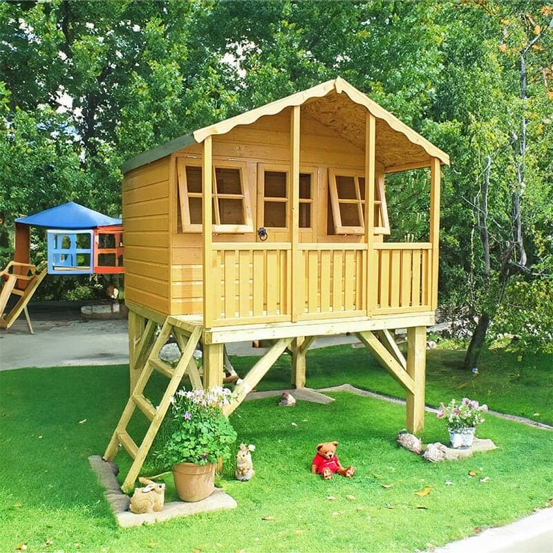 6 x 6 Shire Stork Childrens/ Kids Wooden Garden Platform Playhouse