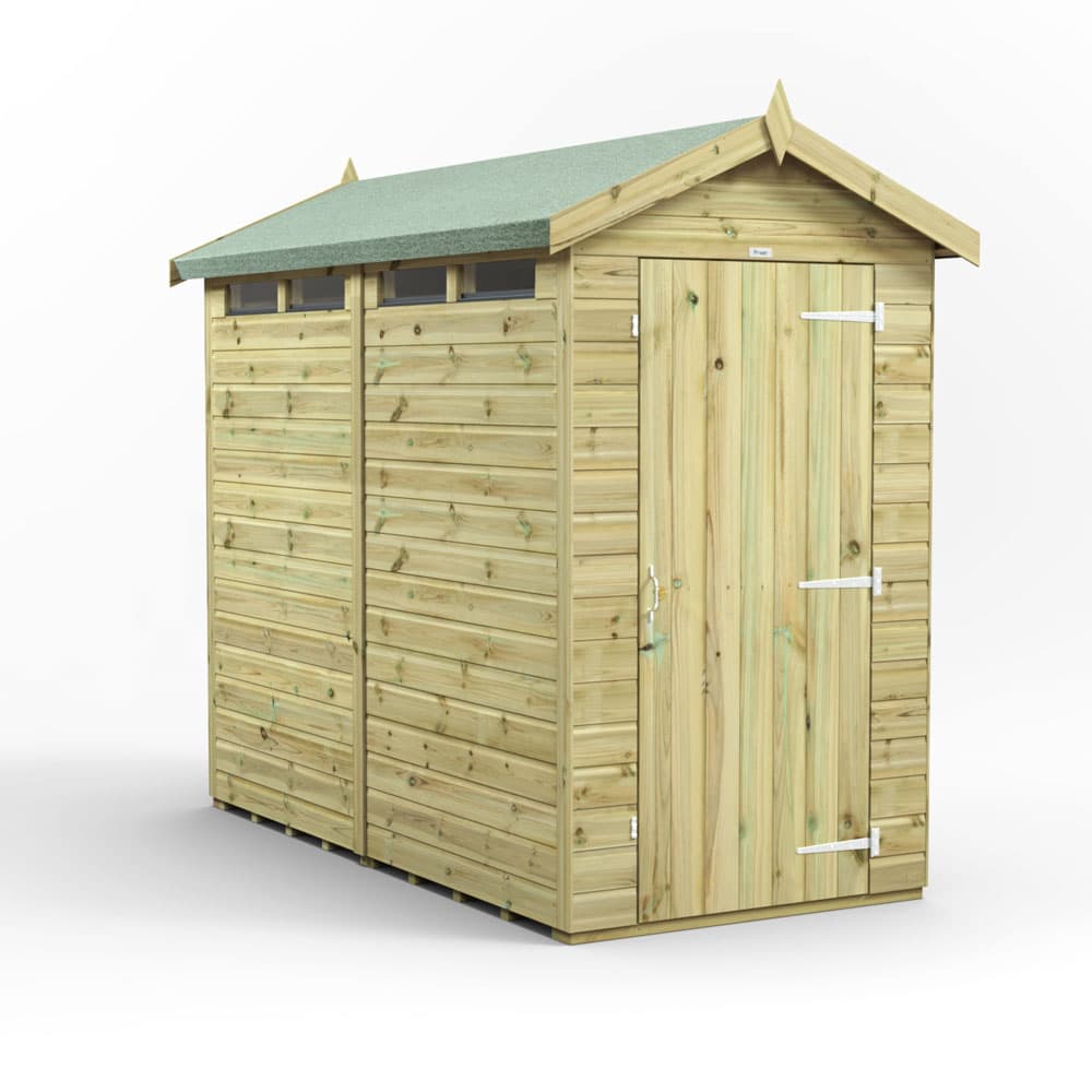 Powersheds 8x4 Premium Powersheds Security Apex