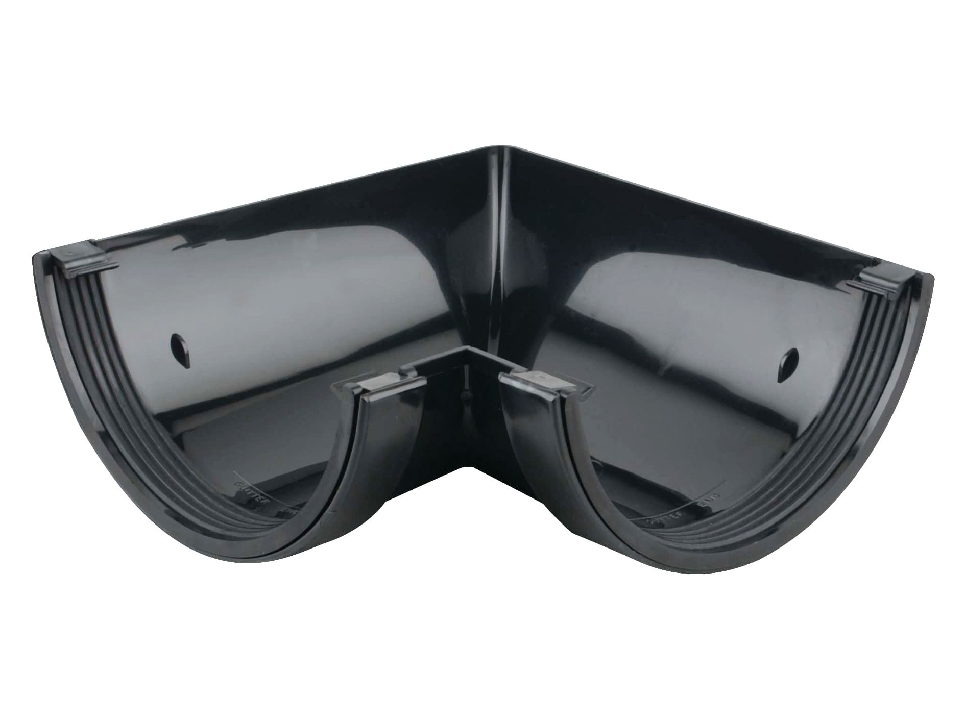 Osma Wavin Osma RoofLine gutter angle 90 degree 150mm black