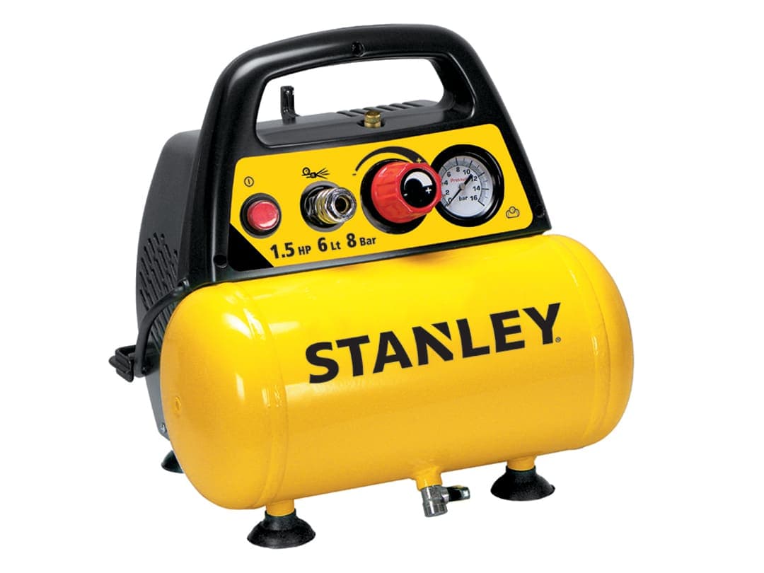 Stanley® Air Compressors DN 200/8/6 Small Compressor 1.5 HP 8 Bar DN 200/8/6