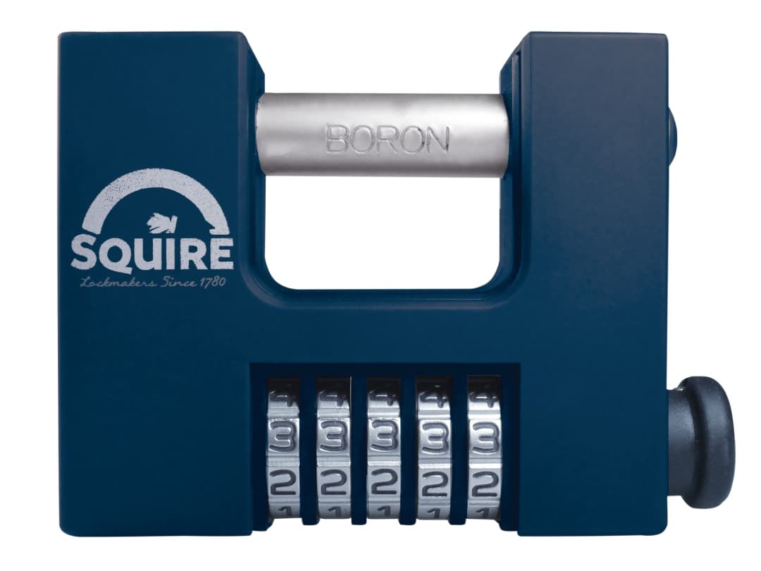Squire CBW85 Hi-Security Shutter Combination Padlock 83mm Boxed CBW85BX