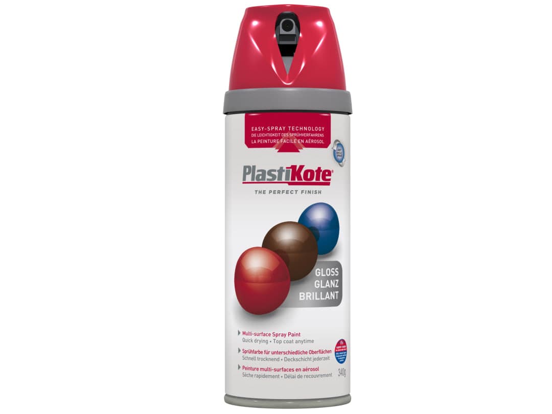 PlastiKote Premium Gloss Bright Red 400ml 21107 021107