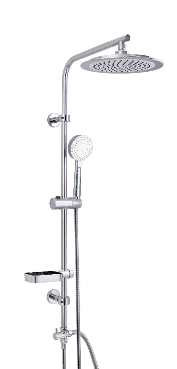 Lagoon Spa Shower Column - Waterfall Fixed Shower Head / Hand Control Shower Head