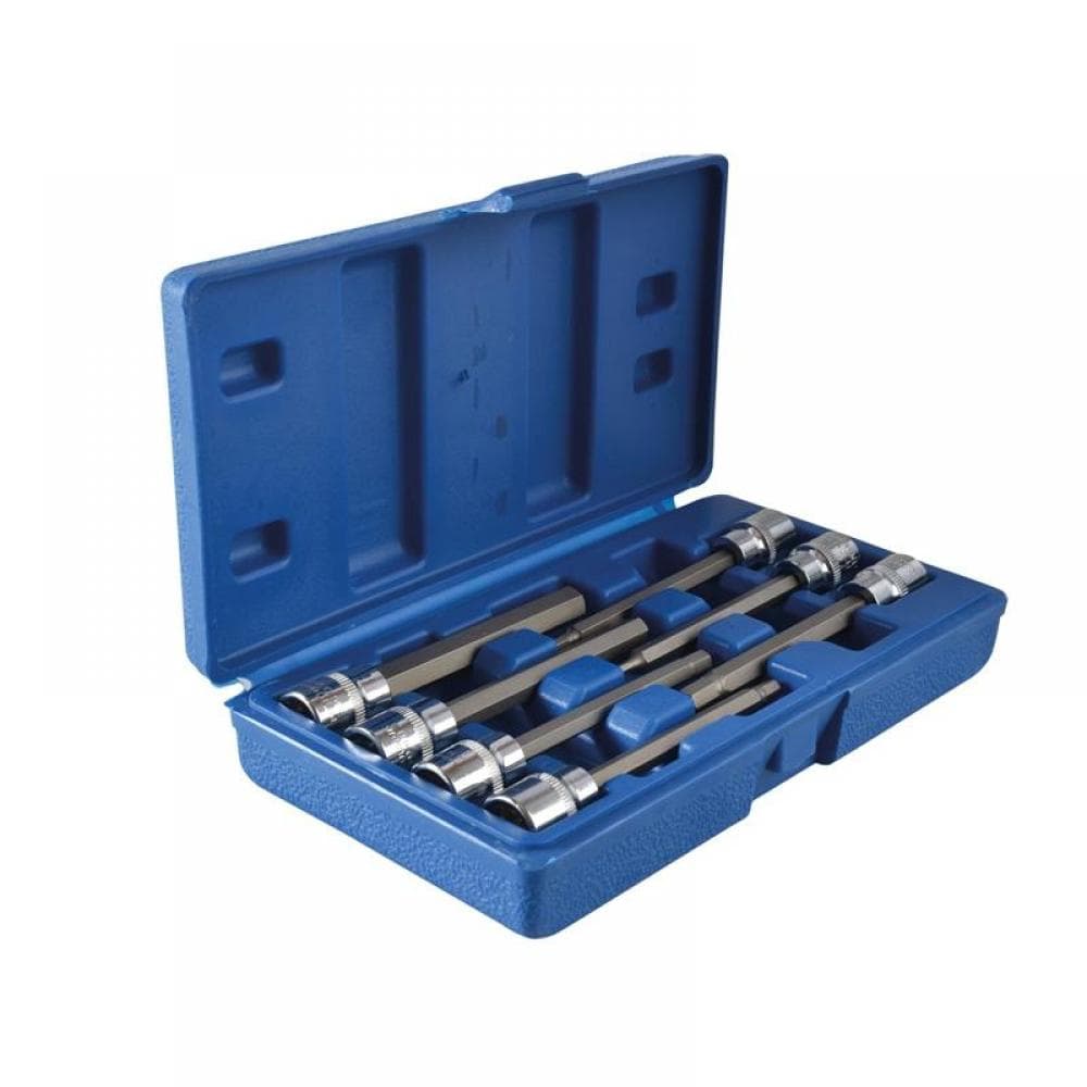 Bluespot Tools 01516 3/8In Drive Extra Long Hex Socket Bit Set 7 Piece