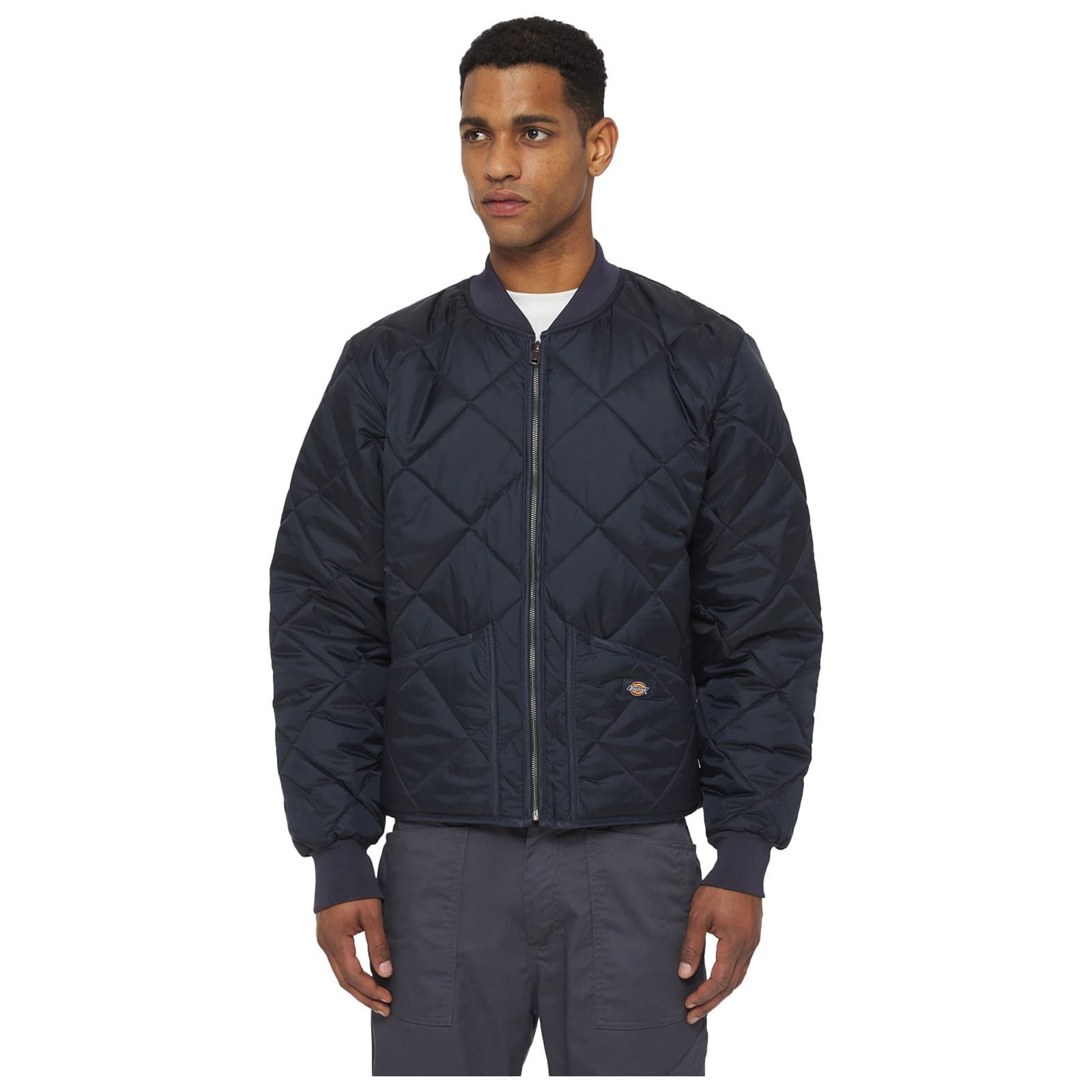 Dickies Diamond Quilted Nylon Jacket Size XXL Navy 36977-69064-07