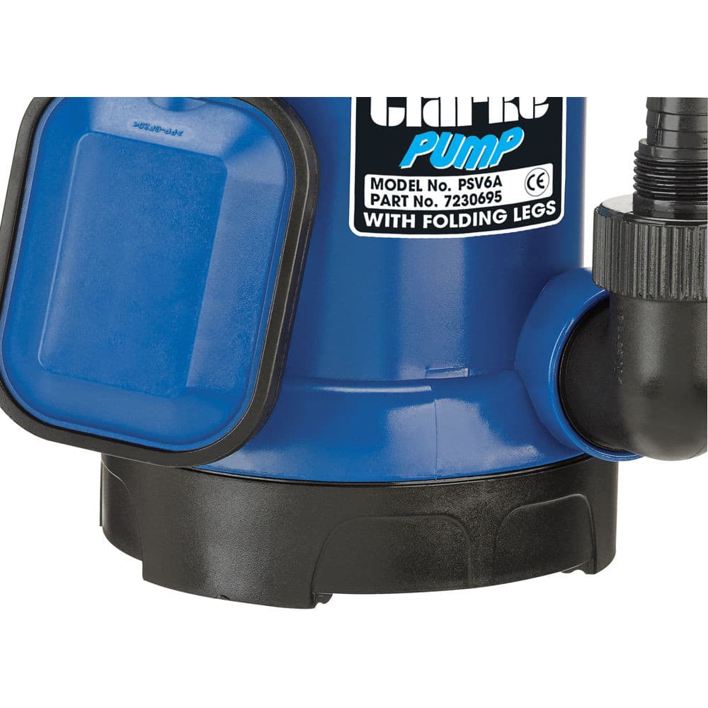 Clarke 7230695 Psv6A 400W Submersible Pump With Folding Base