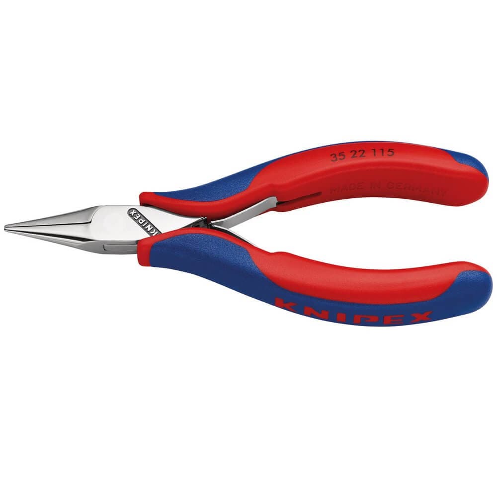 Knipex 27699 35 22 115 Electronics Flat-Round Jaw Pliers 115Mm each