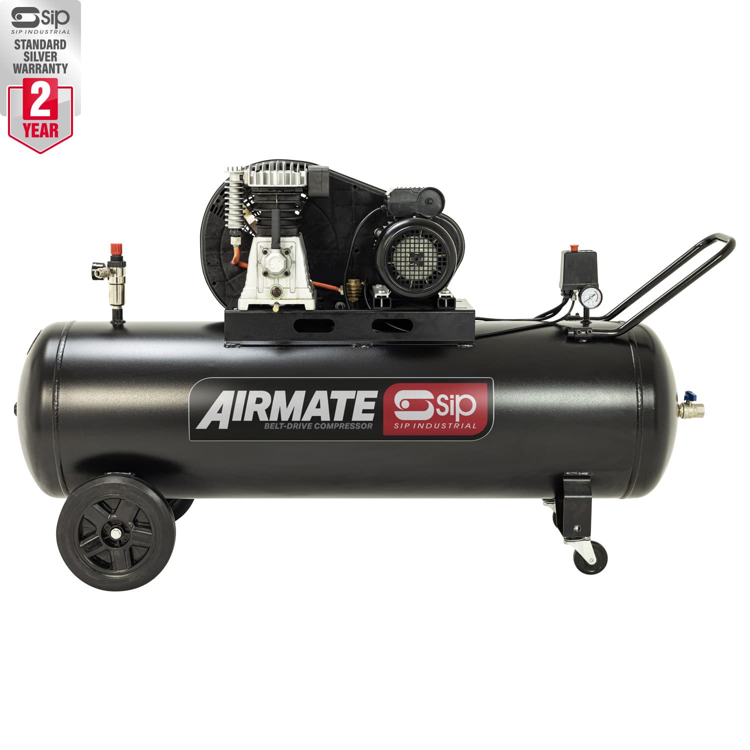 Sip 06477 Bd 3Hp 200Ltr Belt Drive Compressor