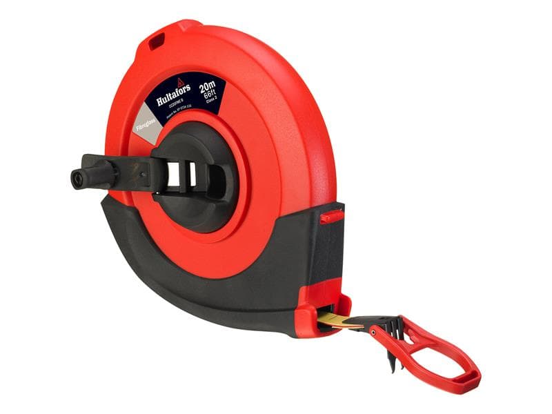 Hultafors 391213 Cc20Fme Fibreglass Long Tape 20M/66Ft (Width 13Mm)