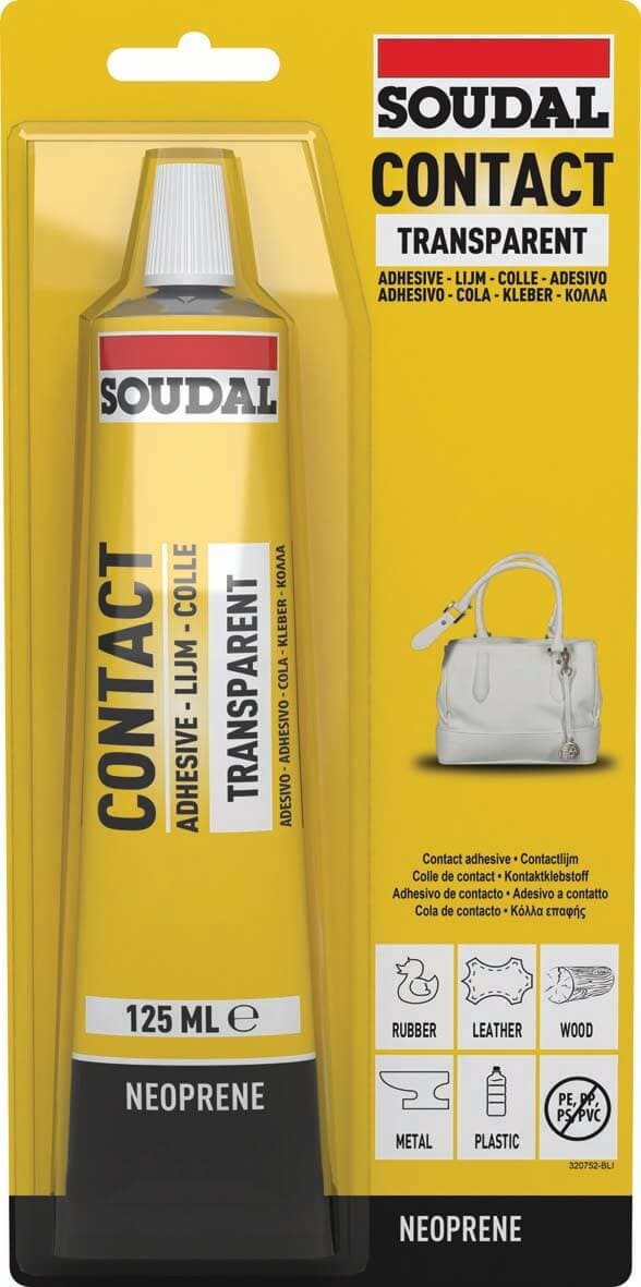 Soudal Contact Adhesive Transparent Transparent 125Ml 111567