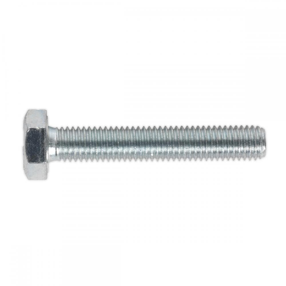 Sealey SS1060 Ht Setscrew M10 X 60Mm 8.8 Zinc Pack Of 25