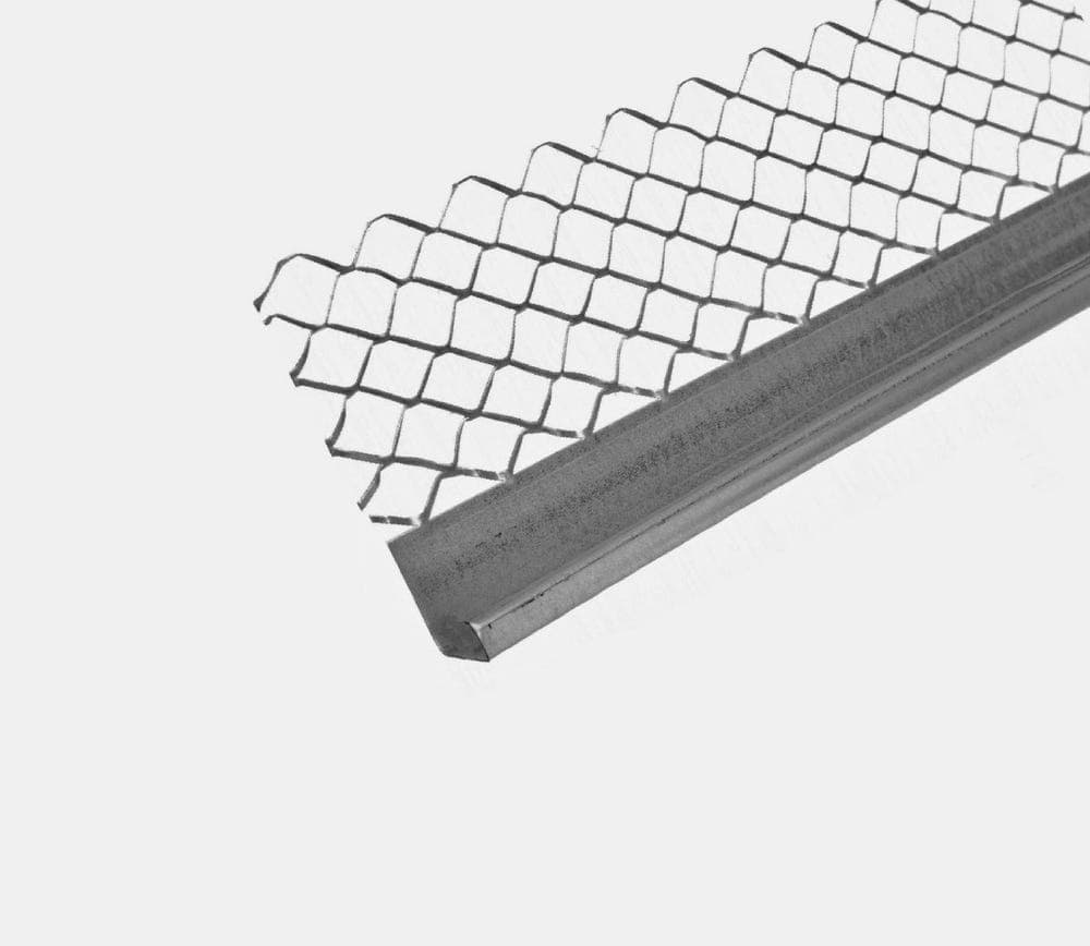 Stainless Steel Plaster Stop Bead 3000mm (19mm) Pack of 25