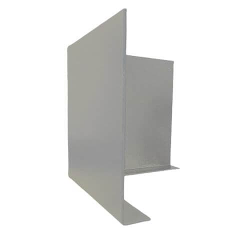 Aluminium Fascia L Profile External 90 Degree Corner - 150mm x 2mm Painted