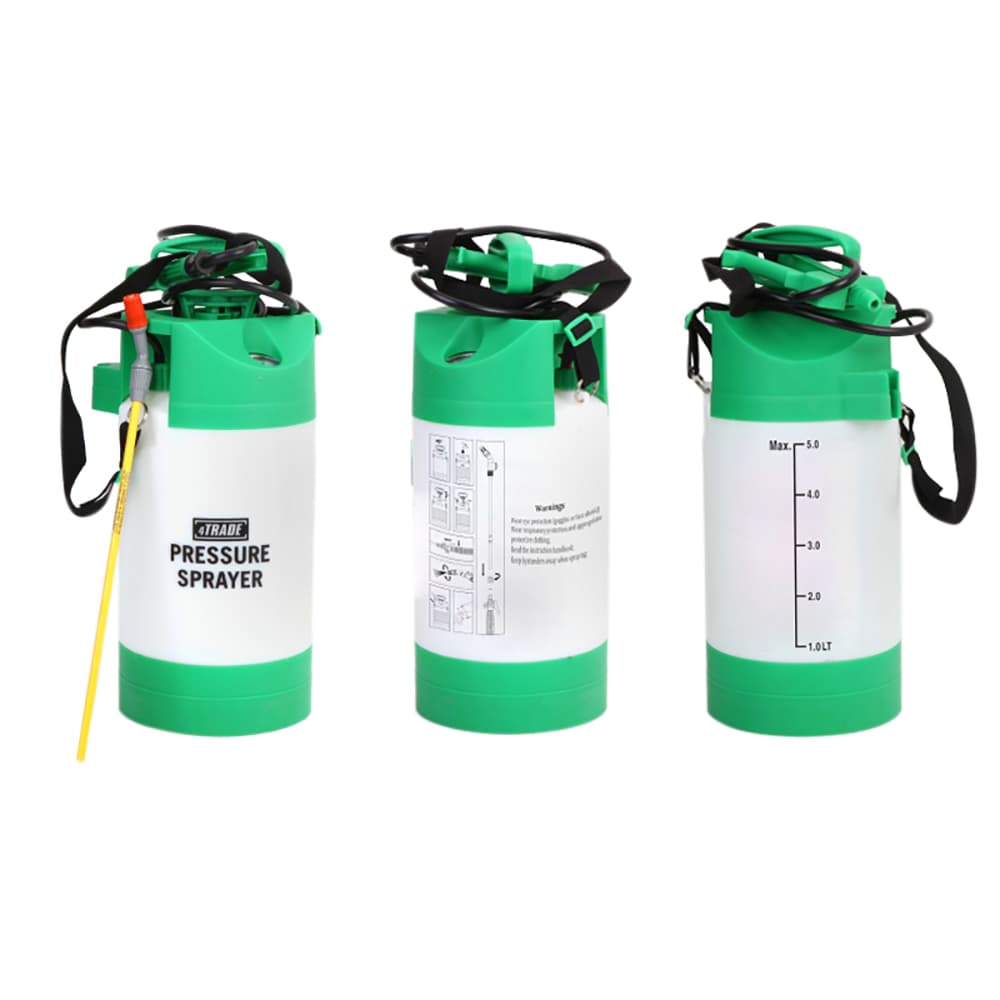 4Trade 5L Pressure Sprayer with Mannometer
