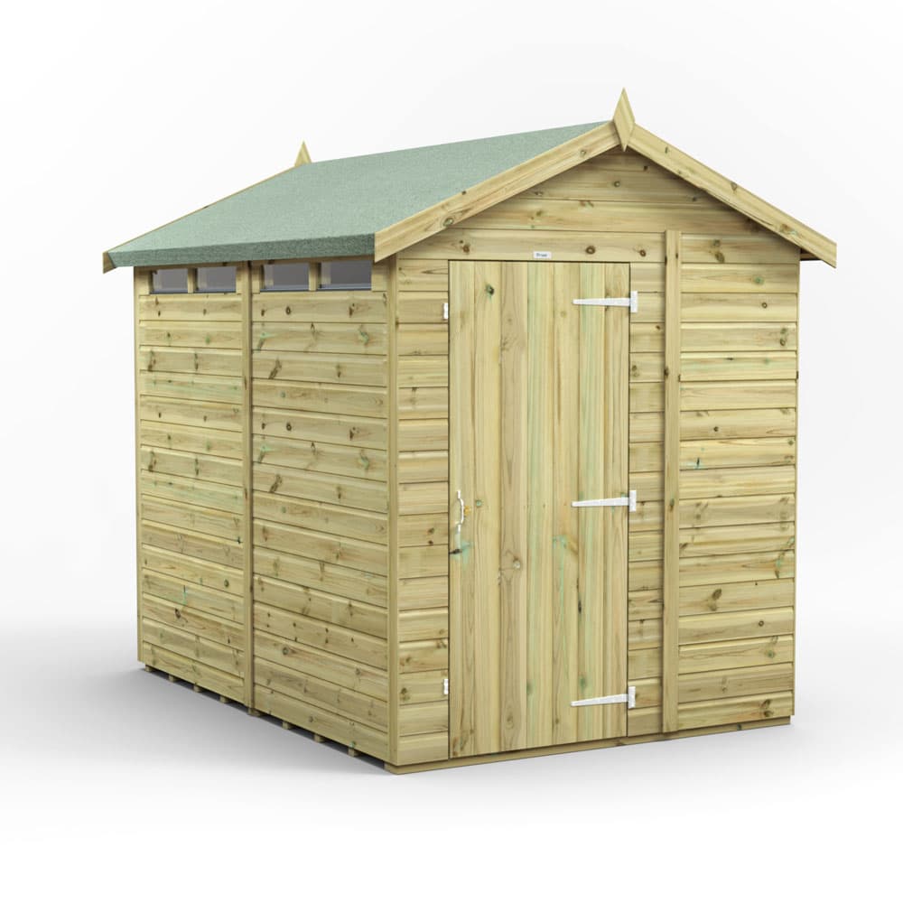 Powersheds 8x6 Premium Powersheds Security Apex