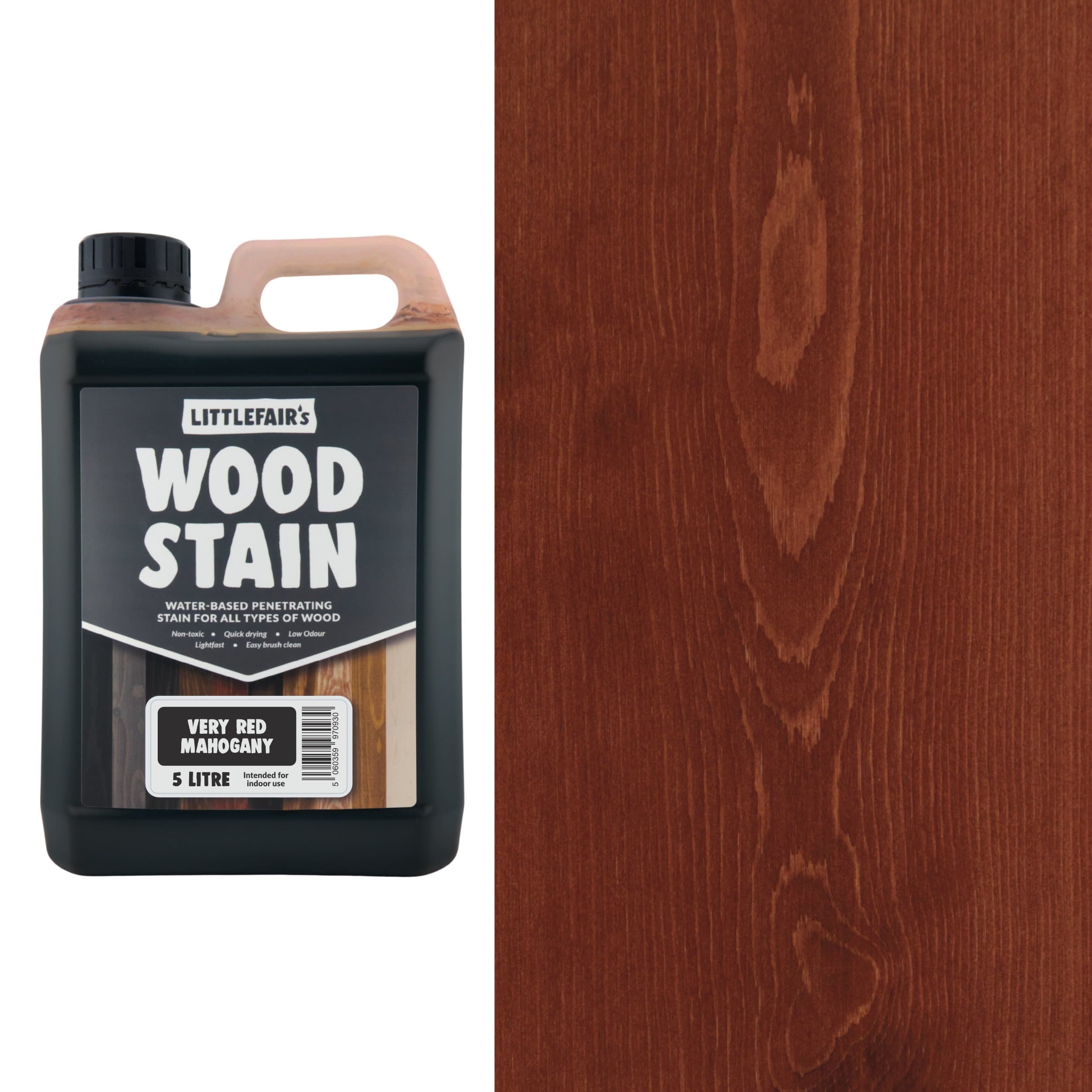 Littlefairs Water Based Wood Stains - Non Toxic & Eco Friendly