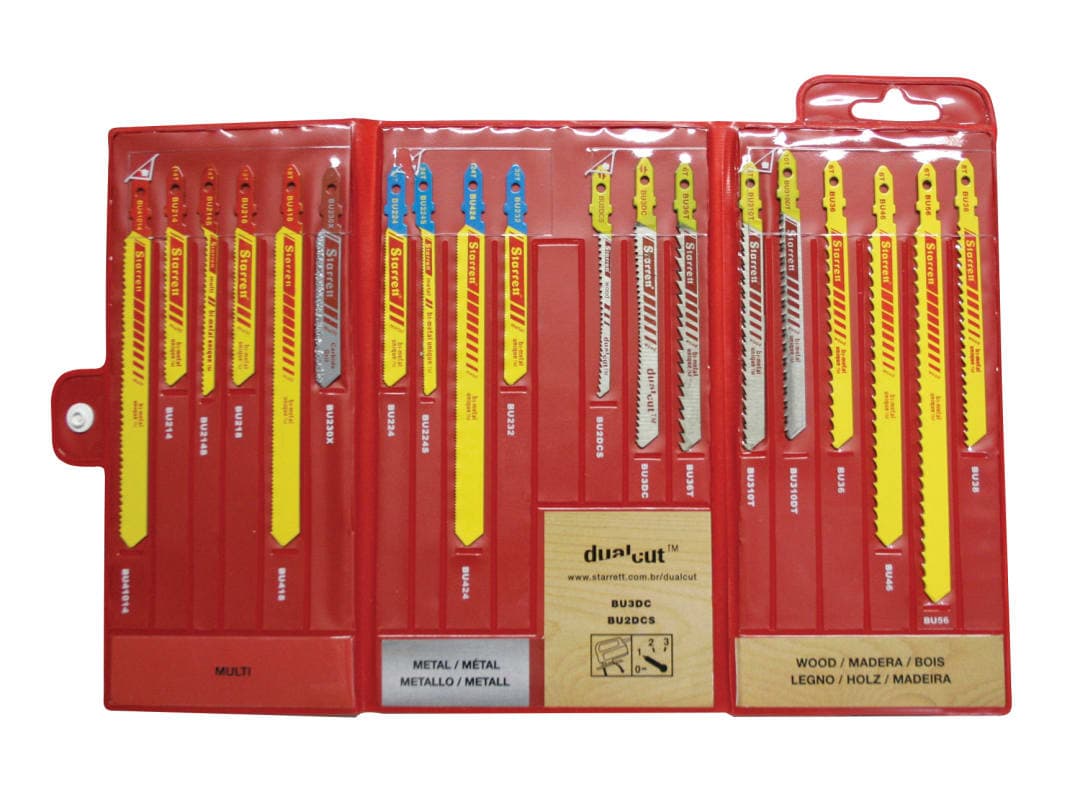 Starrett BU4 Jigsaw Blade Assortment Pack, 19 Piece BU4