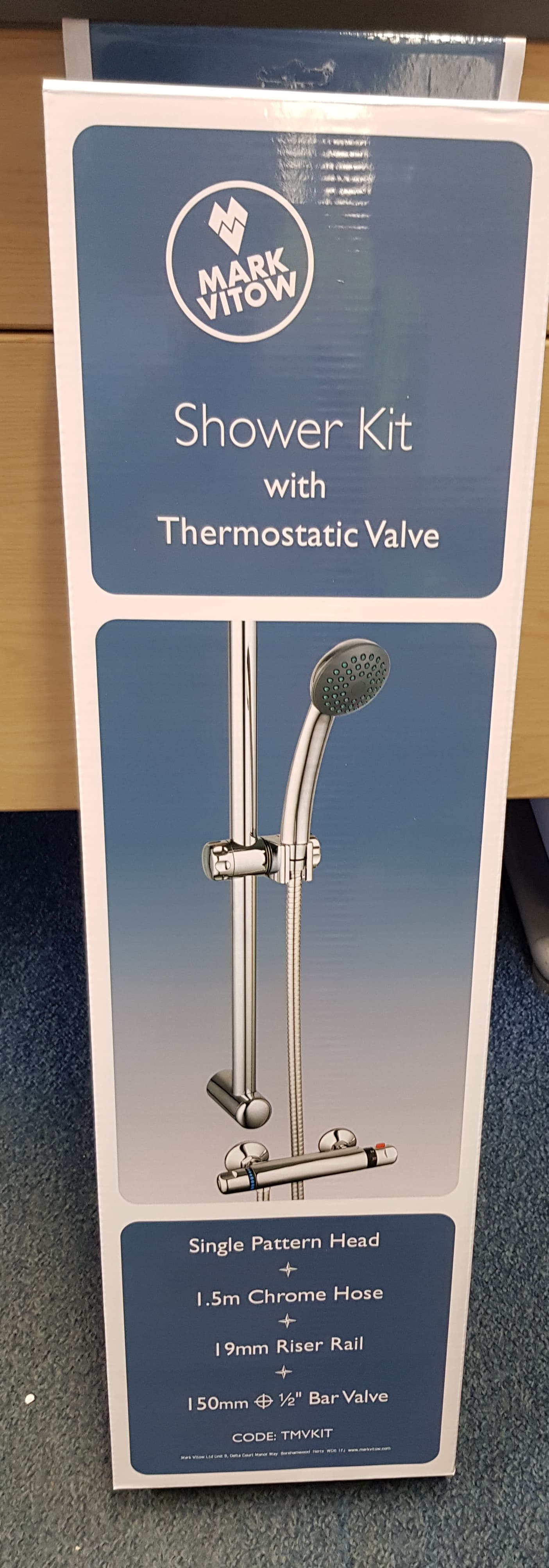 Mv Thermostatic Bar Mixer And Shower Kit TMVKIT