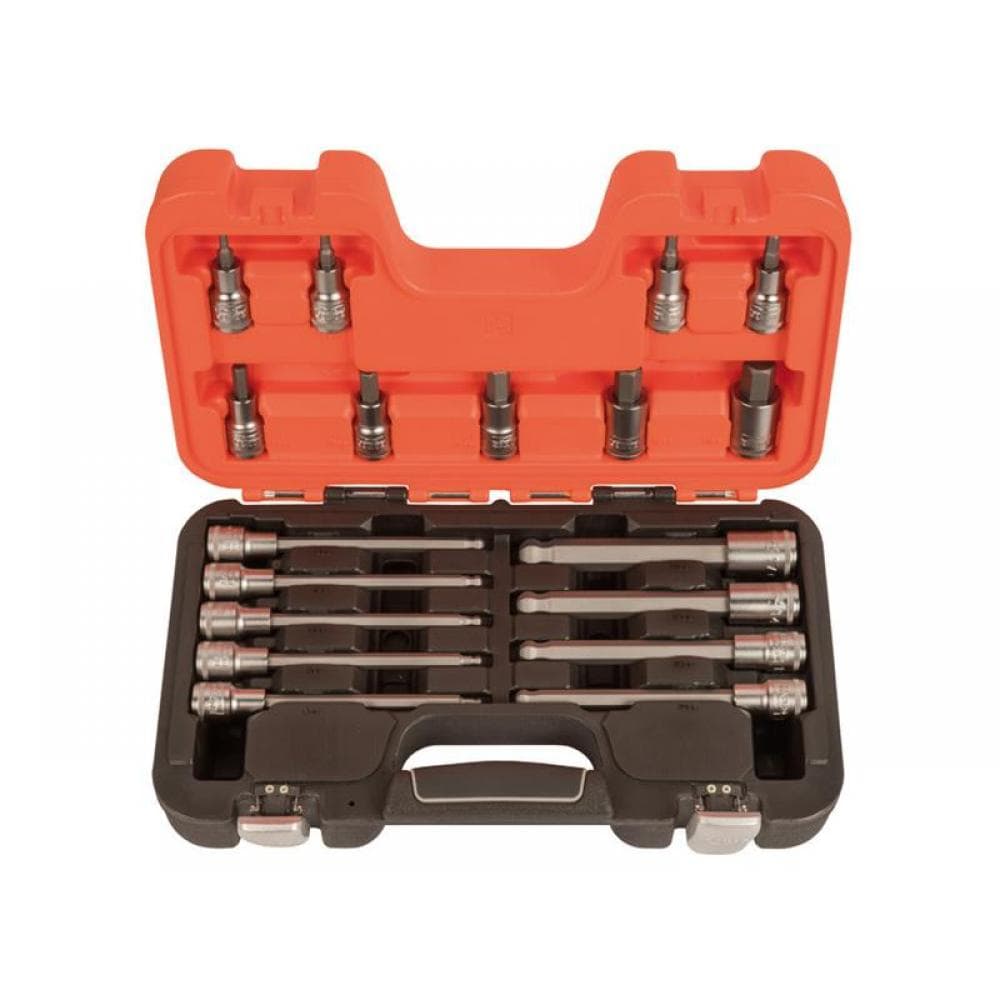 Bahco S18HEX S18Hex 1/2In Drive Socket Set 18 Piece