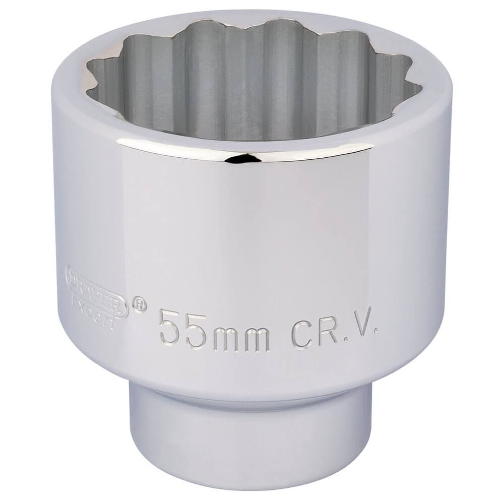 Draper Expert 16708 12 Point Socket 3/4in Sq. Dr. 55Mm each