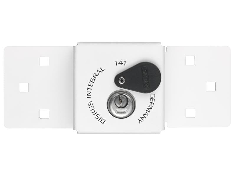 Abus Mechanical 50655 141/200 Diskus® Integral Van Lock White & 26/70Mm Diskus® Padlock