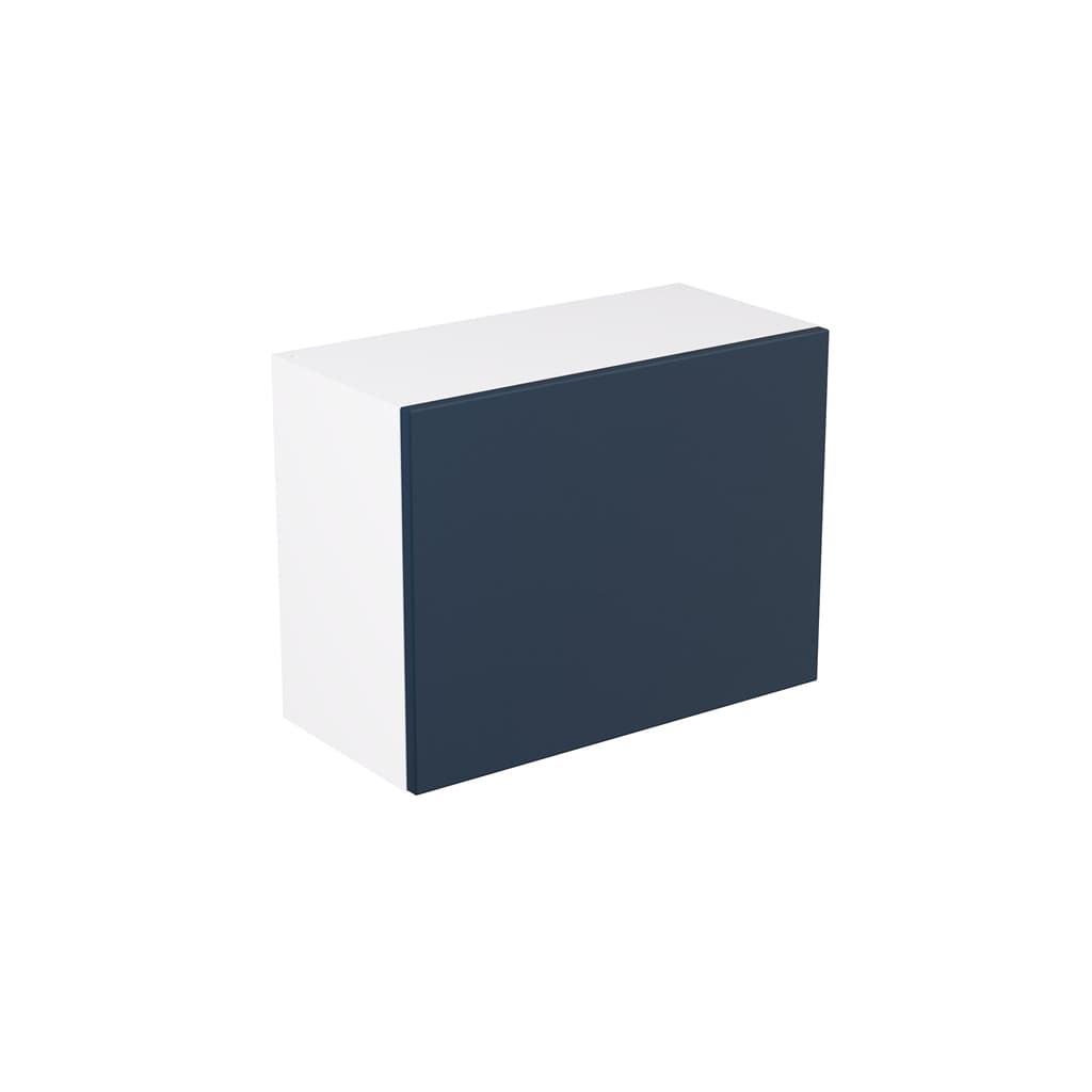 Flatpack 600 Single Extractor Wall Kitchen Cabinet Slab Supermatt Blue