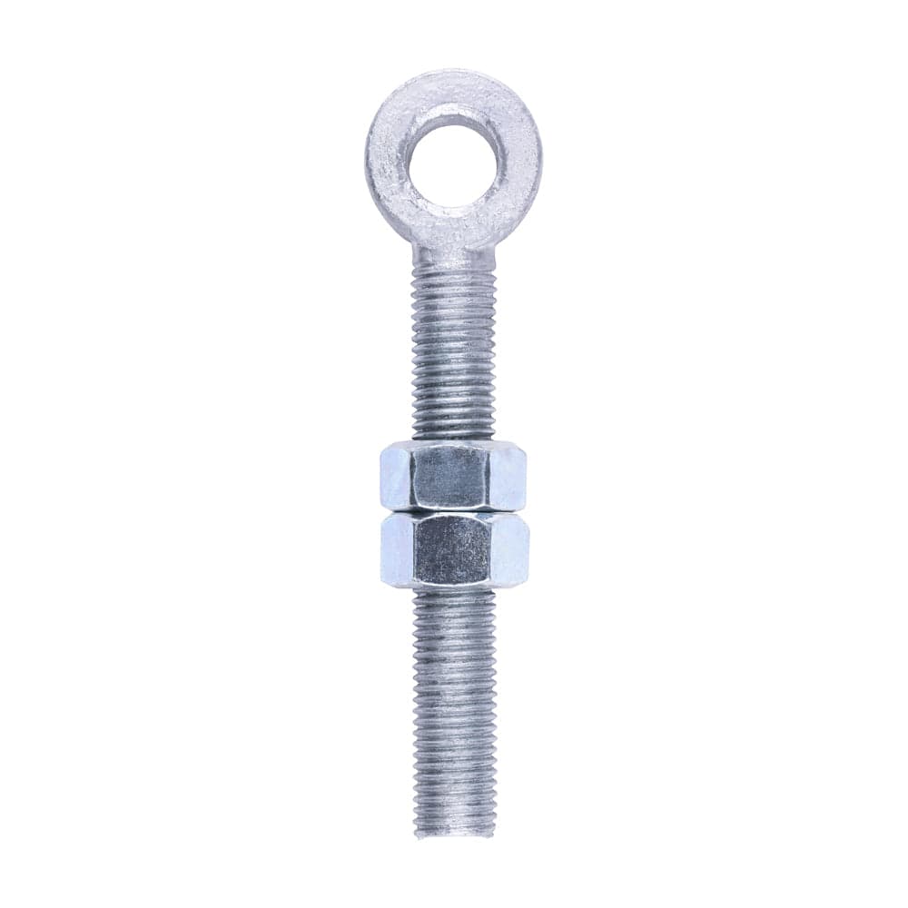 Adjustable Gate Eye with Nuts - Hot Dipped Galvanised