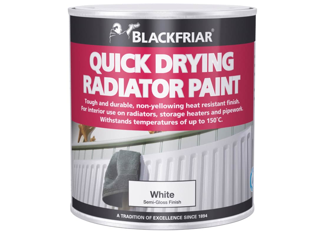 Blackfriar Quick Dry Radiator Paint White 500ml BF0620001E1