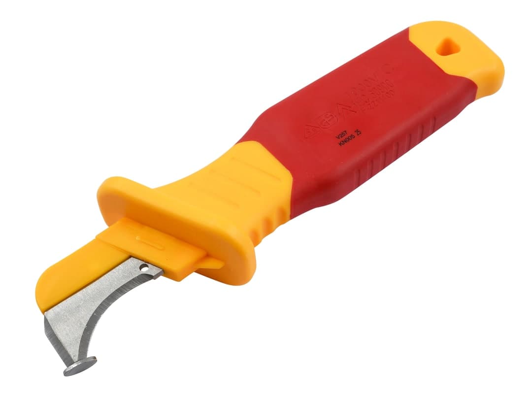 Faithfull VDE Stripping Knife with Guiding Shoe 190mm FAITKVDEG