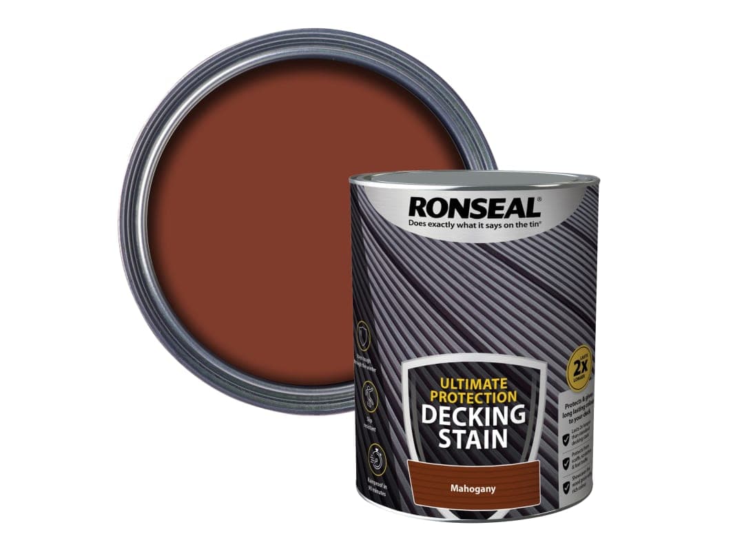 Ronseal Ultimate Protection Decking Stain Rich Mahogany 5 litre 39118
