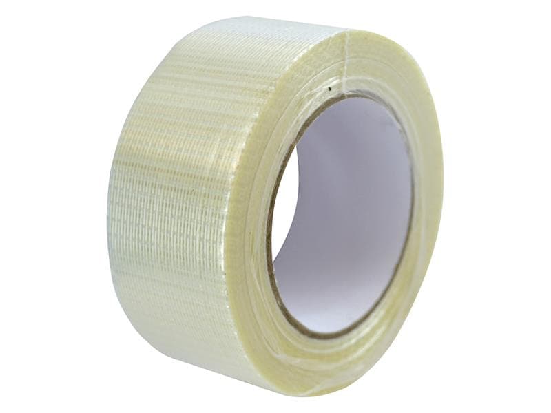 Faithfull 00025050TB6 Reinforced Crossweave Tape 50Mm X 50M