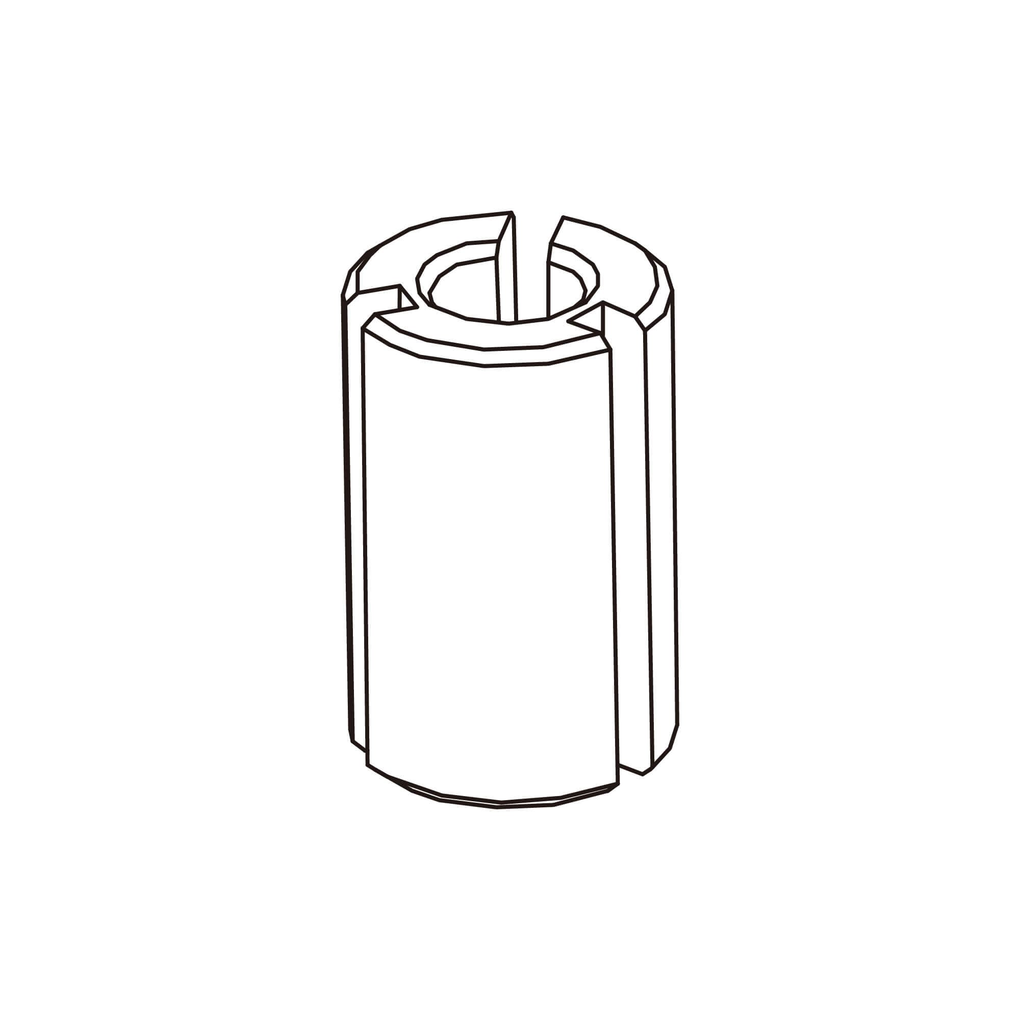Trend Collet Sleeve 1/2in To 1/4in Pk 1 WP-T7/063