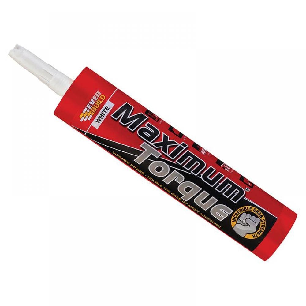 Everbuild Sika 484807 Maximum Torque Adhesive White 290Ml
